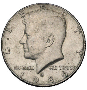 1986 - USA - 1/2 Dolara - Kennedy Half Dollar