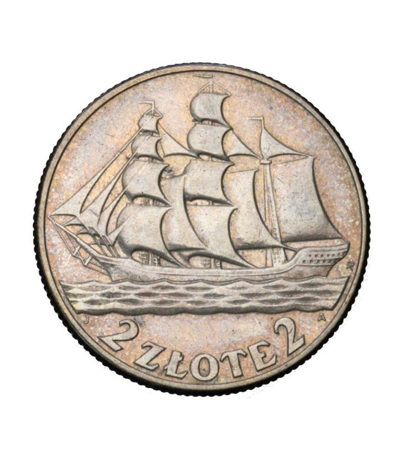 1936 - Polska - 2 zł - Żaglowiec