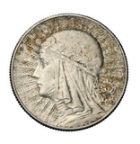 1934 - Polska - 5 zł - Polonia (Głowa Kobiety)