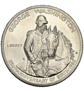 1982 - USA - 1/2 Dolara - George Washington - 250. Rocznica Urodzin