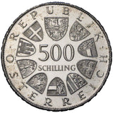 1982 - Austria - 500 Szylingów - 500 Lat Austriackiego Druku