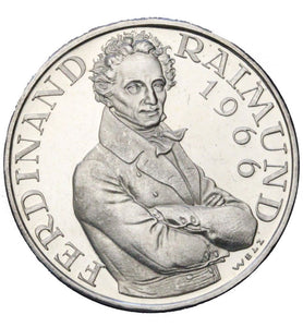 1966 - Austria - 25 Szylingów - Ferdinand Raimund