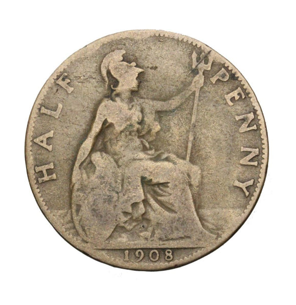 1908 - Wielka Brytania - 1/2 Pensa