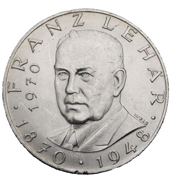 1970 - Austria - 25 Szylingów - Franz Lehar