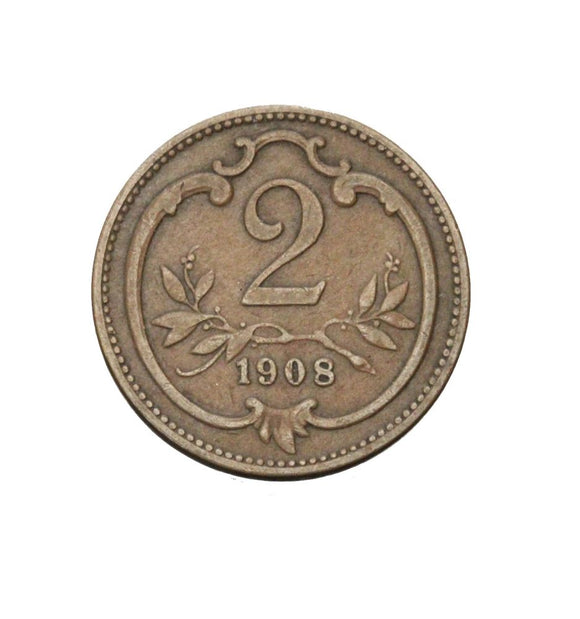 1908 - Austria - 2 Heller