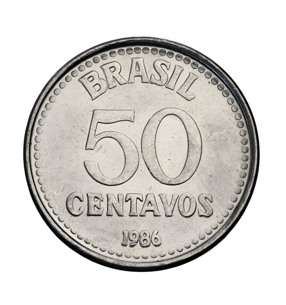 1986 - Brazylia - 50 Centavos