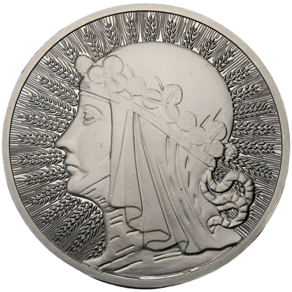 1 uncja - Polska - Głowa kobiety (Jadwiga)