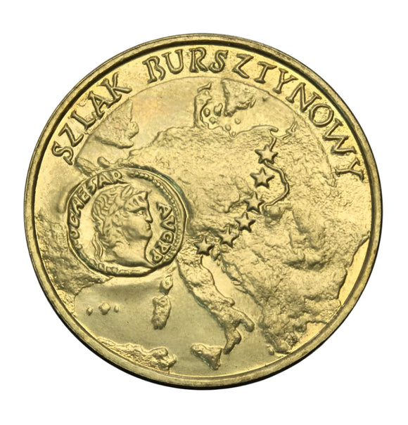 2001 - Polska - 2 zł - Szlak Bursztynowy
