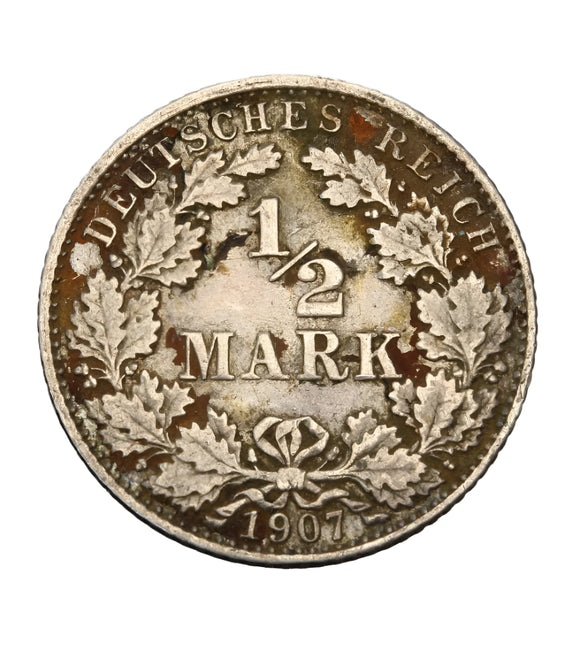 1907 - Niemcy - 1/2 Marki