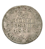 1855 - Niemcy - 2,5 Srebrnego Grosza
