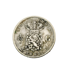 1855 - Indie - 1/20 Guldena