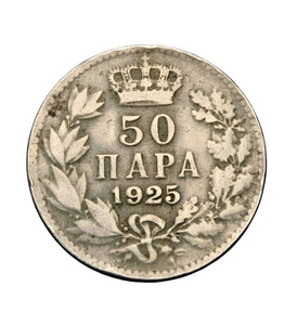 1925 - Jugosławia - 50 Para