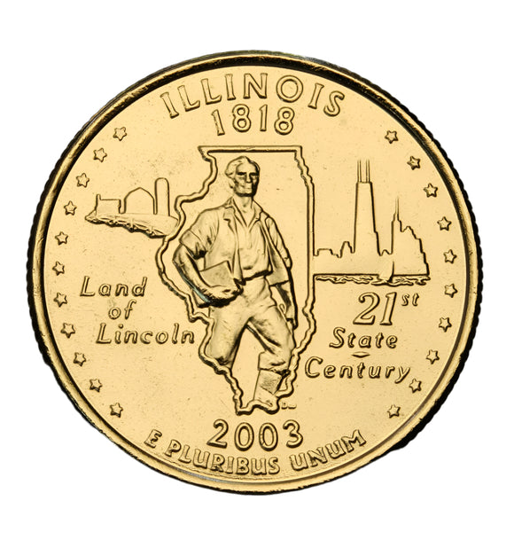 2003 - USA - 1/4 Dolara - Illinois
