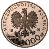 1991 - Polska - 200000 zł - Gen. Michał Tokarzewski "Torwid"