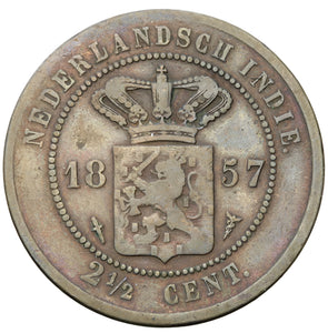 1857 - Indie - 2,5 Cent