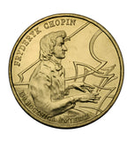 1999 - Polska - 2 zł - 150 Rocznica Śmierci Fryderyka Chopina