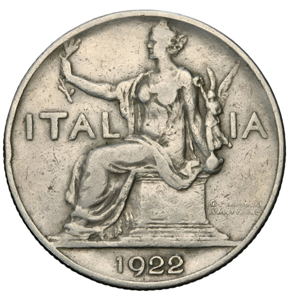 1922 - Włochy - 1 Lira