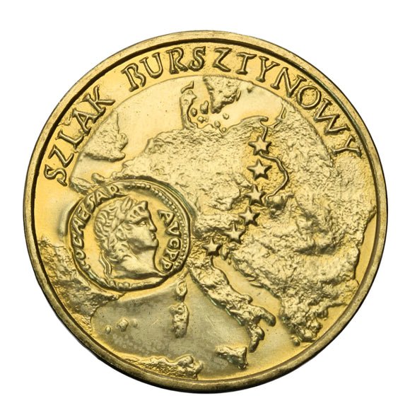 2001 - Polska - 2 zł - Szlak Bursztynowy
