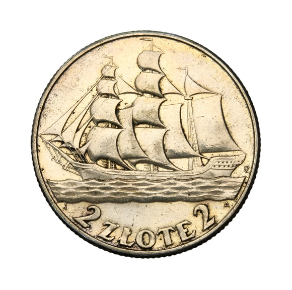 1936 - Polska - 2 zł - Żaglowiec