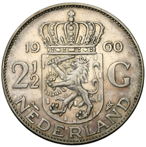 1960 - Holandia - 2,5 Guldena