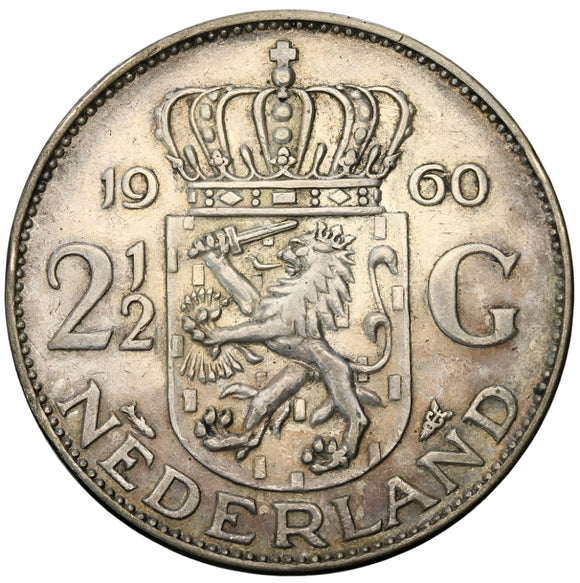 1960 - Holandia - 2,5 Guldena