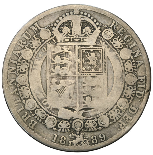 1889 - Wielka Brytania - 1/2 Korony