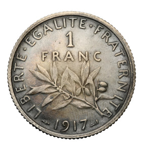 1917 - Francja - 1 Frank