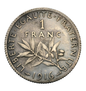 1916 - Francja - 1 Frank