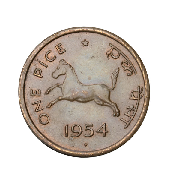 1954 - Indie - 1 Pice