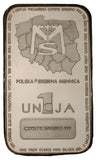 1 uncja - Polska Srebrna Mennica - sztabka