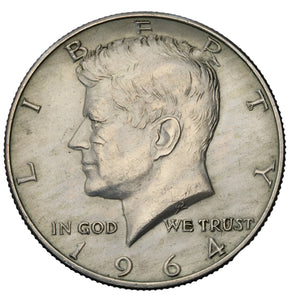 1964 - USA - 1/2 Dolara - Kennedy Half Dollar