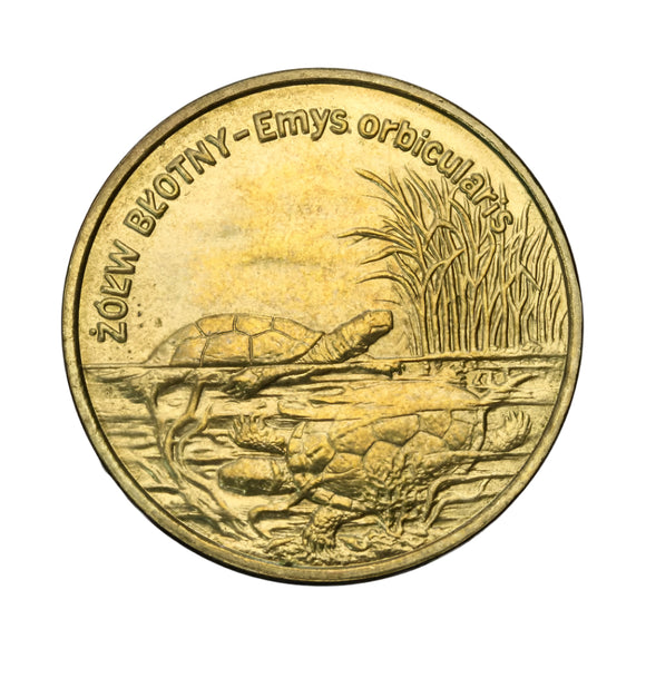 2002 - Polska - 2 zł - Żółw Błotny
