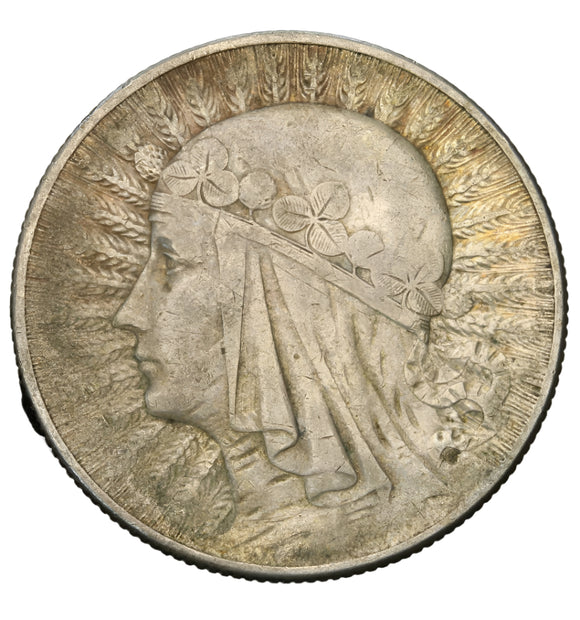1933 - Polska - 5 zł - Polonia (Głowa Kobiety)