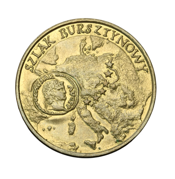 2001 - Polska - 2 zł - Szlak Bursztynowy