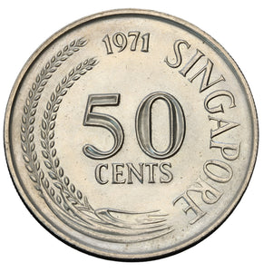 1971 - Singapur - 50 Centów