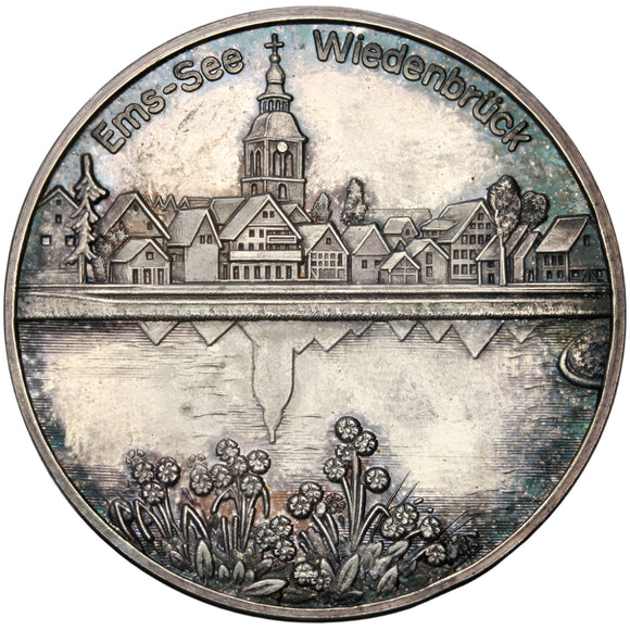 1988 - Medal - Niemcy - Państwowa Wystawa Ogrodów Wiedenbruck