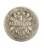 1869 - Watykan - 1 Lira
