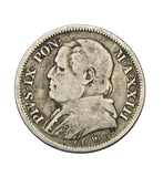 1869 - Watykan - 1 Lira