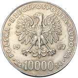 1987 - Polska - 10000 zł - Jan Paweł II