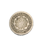 1858 - USA - 1/2 Dime - Seated Liberty Half Dime