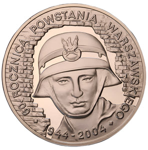 2004 - Polska - 10 zł - 60 Rocznica Powstania Warszawskiego