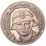 2004 - Polska - 10 zł - 60 Rocznica Powstania Warszawskiego