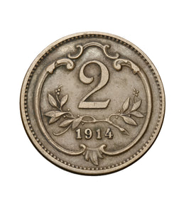 1914 - Austria - 2 Heller