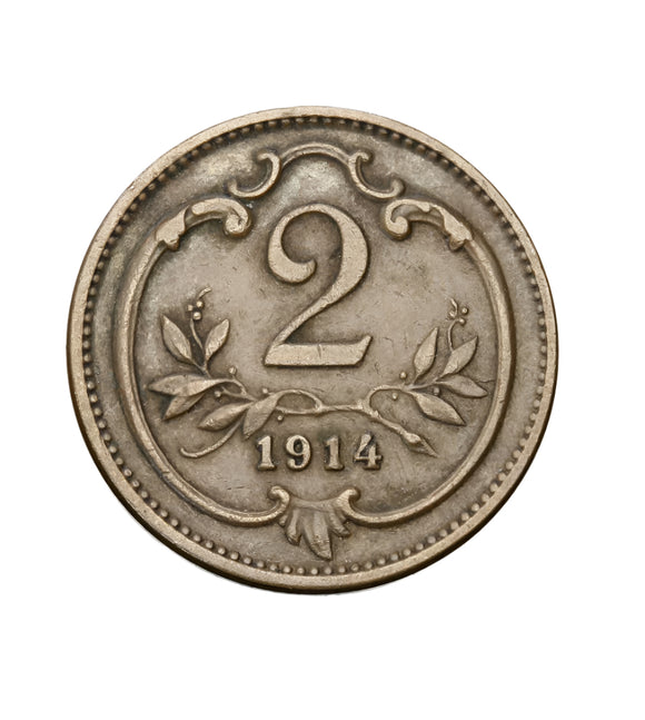 1914 - Austria - 2 Heller