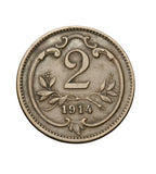 1914 - Austria - 2 Heller