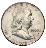 1963 - USA - 1/2 Dolara - Franklin Half Dollar