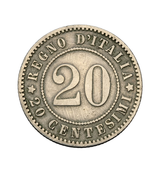 1894 - Włochy - 20 Centesimi