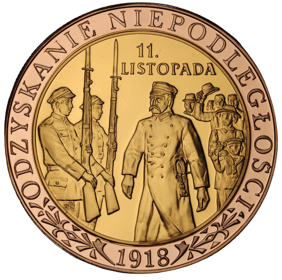 Medal - Odzyskanie Niepodległości 1918r. - Bóg, Honor, Ojczyzna