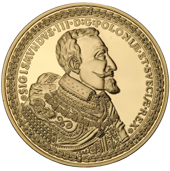 Medal - Replika 100 Dukatów Zygmunta III Wazy