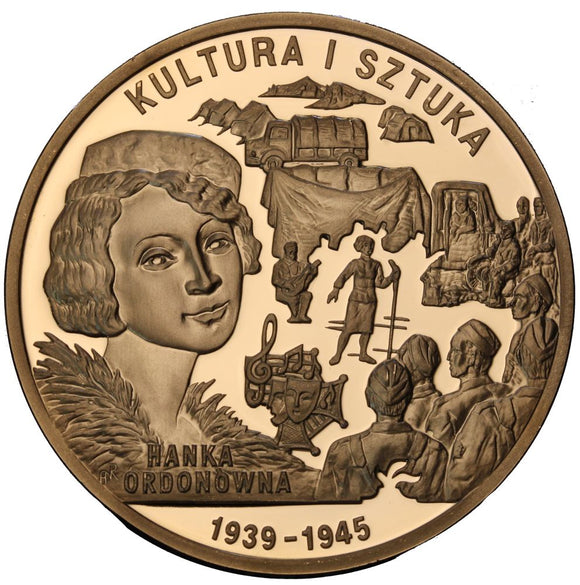 Medal - Hanka Ordonówna - Kultura i Sztuka